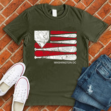 Load image into Gallery viewer, Washington DC Baseball Flag Tee