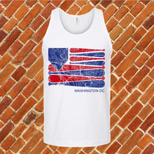 Load image into Gallery viewer, Washington DC Baseball Flag Unisex Tank Top