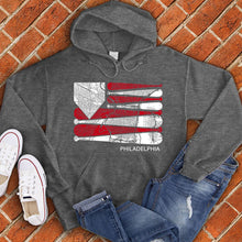 Load image into Gallery viewer, Philadelphia Baseball Flag Hoodie