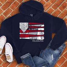Load image into Gallery viewer, Philadelphia Baseball Flag Hoodie