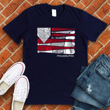 Load image into Gallery viewer, Philadelphia Baseball Flag Tee