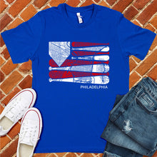 Load image into Gallery viewer, Philadelphia Baseball Flag Tee