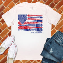 Load image into Gallery viewer, Philadelphia Baseball Flag Tee