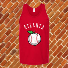Load image into Gallery viewer, Atlanta White Peach Baseball Unisex Tank Top