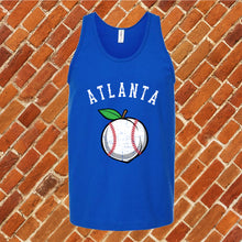 Load image into Gallery viewer, Atlanta White Peach Baseball Unisex Tank Top