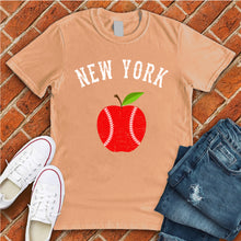Load image into Gallery viewer, New York Apple Baseball Tee
