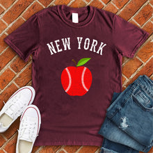Load image into Gallery viewer, New York Apple Baseball Tee