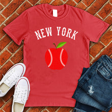 Load image into Gallery viewer, New York Apple Baseball Tee