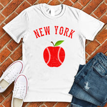 Load image into Gallery viewer, New York Apple Baseball Tee