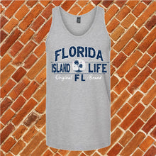 Load image into Gallery viewer, Florida Island Life Unisex Tank Top