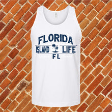 Load image into Gallery viewer, Florida Island Life Unisex Tank Top