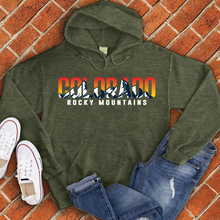 Load image into Gallery viewer, Colorado Rocky Mountains Sunset Hoodie
