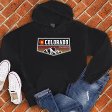 Load image into Gallery viewer, Colorado Sunset Badge Hoodie