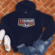 Load image into Gallery viewer, Colorado Sunset Badge Hoodie