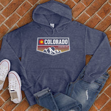 Load image into Gallery viewer, Colorado Sunset Badge Hoodie