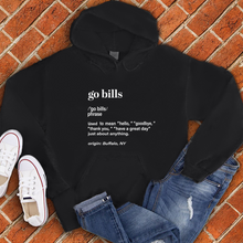 Load image into Gallery viewer, Go Bills Definition Hoodie