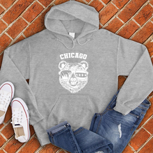 Load image into Gallery viewer, Chicago Bears Skyline And Flag Hoodie