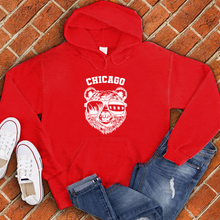 Load image into Gallery viewer, Chicago Bears Skyline And Flag Hoodie