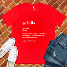 Load image into Gallery viewer, Go Bills Definition Tee