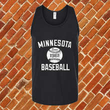 Load image into Gallery viewer, Minnesota Baseball Unisex Tank Top