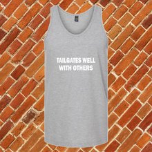 Load image into Gallery viewer, Tailgates Well With Others Unisex Tank Top