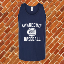 Load image into Gallery viewer, Minnesota Baseball Unisex Tank Top