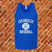 Load image into Gallery viewer, Los Angeles Baseball Unisex Tank Top
