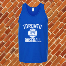 Load image into Gallery viewer, Toronto Baseball Unisex Tank Top