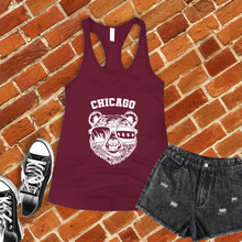 Load image into Gallery viewer, Chicago Bears Skyline and Flag Women's Tank Top