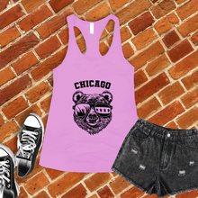 Load image into Gallery viewer, Chicago Bears Skyline and Flag Women's Tank Top