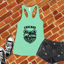 Load image into Gallery viewer, Chicago Bears Skyline and Flag Women's Tank Top