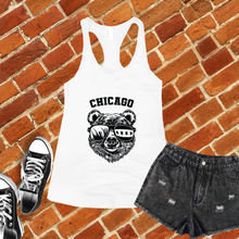 Load image into Gallery viewer, Chicago Bears Skyline and Flag Women's Tank Top