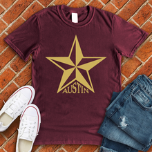 Load image into Gallery viewer, Golden Austin Star Tee