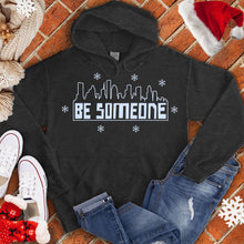 Load image into Gallery viewer, Be Someone Snow Mural Hoodie