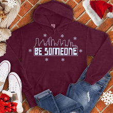 Load image into Gallery viewer, Be Someone Snow Mural Hoodie