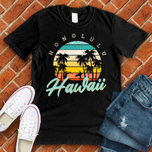 Load image into Gallery viewer, Honolulu Palm Trees Tee