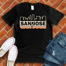 Load image into Gallery viewer, Retro San Jose Skyline Tee