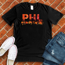Load image into Gallery viewer, PHL Skyline Fall Tee