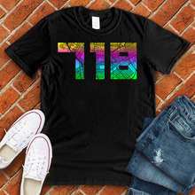 Load image into Gallery viewer, 718 Map Neon Tee