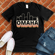 Load image into Gallery viewer, Retro Omaha Skyline Tee