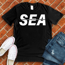 Load image into Gallery viewer, SEA Stripe Alternate Tee