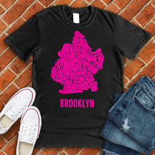 Load image into Gallery viewer, Neon Brooklyn Neighborhoods Tee