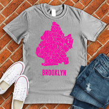 Load image into Gallery viewer, Neon Brooklyn Neighborhoods Tee