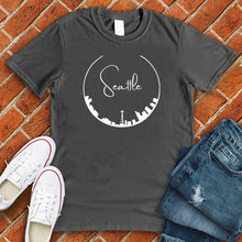 Load image into Gallery viewer, Seattle Curved Skyline tee