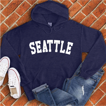 Load image into Gallery viewer, Seattle White Hoodie