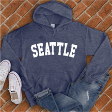 Load image into Gallery viewer, Seattle White Hoodie