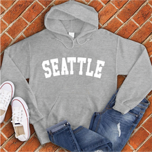 Load image into Gallery viewer, Seattle White Hoodie