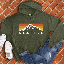 Load image into Gallery viewer, Seattle Mountain Sunset Hoodie