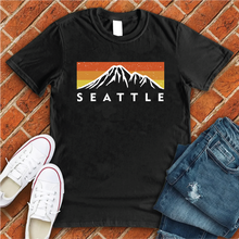 Load image into Gallery viewer, Seattle Mountain Sunset Tee