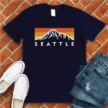 Load image into Gallery viewer, Seattle Mountain Sunset Tee